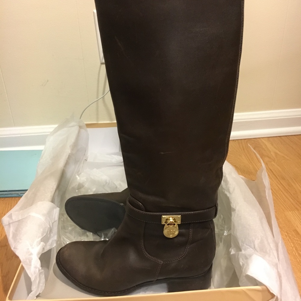 MICHAEL KORS Brown Riding boots sz 7